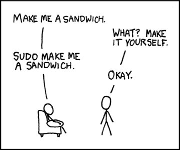 Sudo Sandwich cartoon